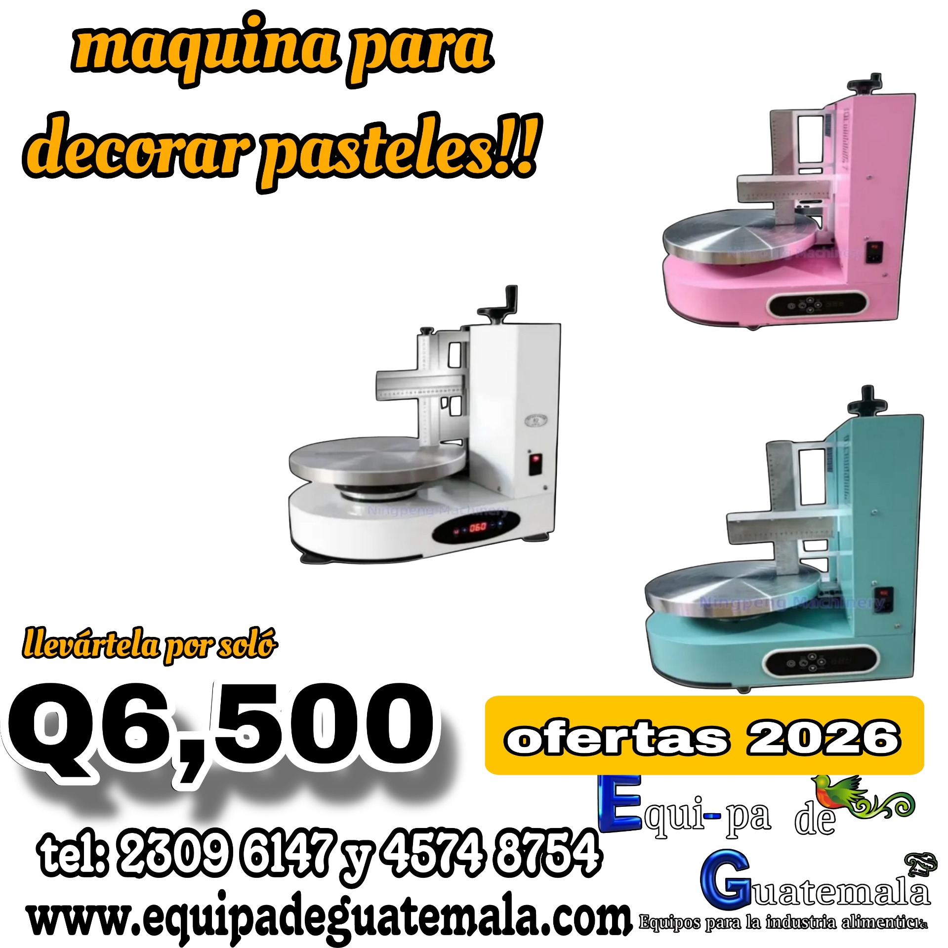 Lo nuevo!! Maquina para decorar pasteles